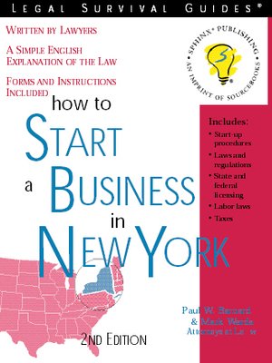 cover image of How to Start a Business in New York